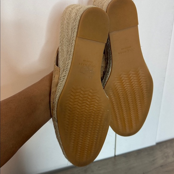 Cole Haan Cork Wedge Espadrille Slingbacks - 7 - Picture 6 of 8